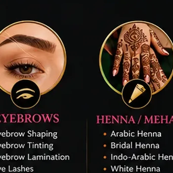 Henna and mehndi service at The Beauty Lounge